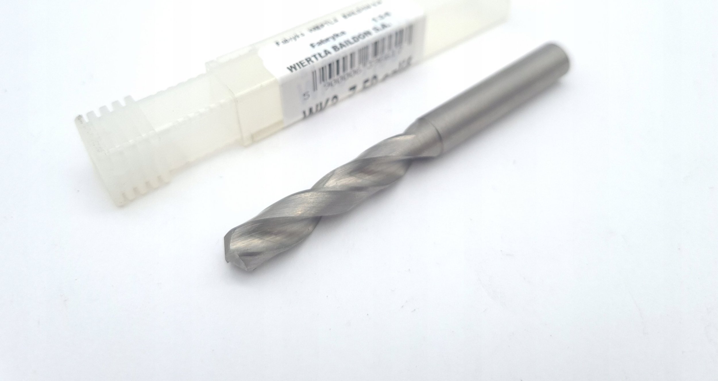 Wiertło węglikowe Baildon DIN 6537 K WK3 7,5 mm, VHM TiAlN, 79-41 mm