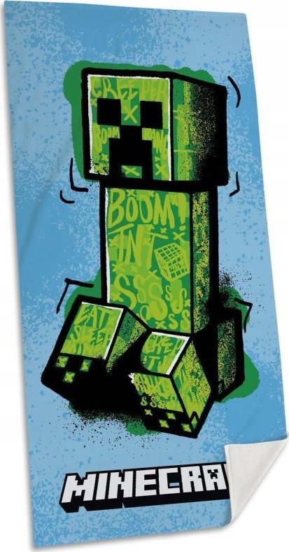 Kids Euroswan Ręcznik plażowy 70x140cm bawełniany Minecraft MNC-437T Kids Euroswan