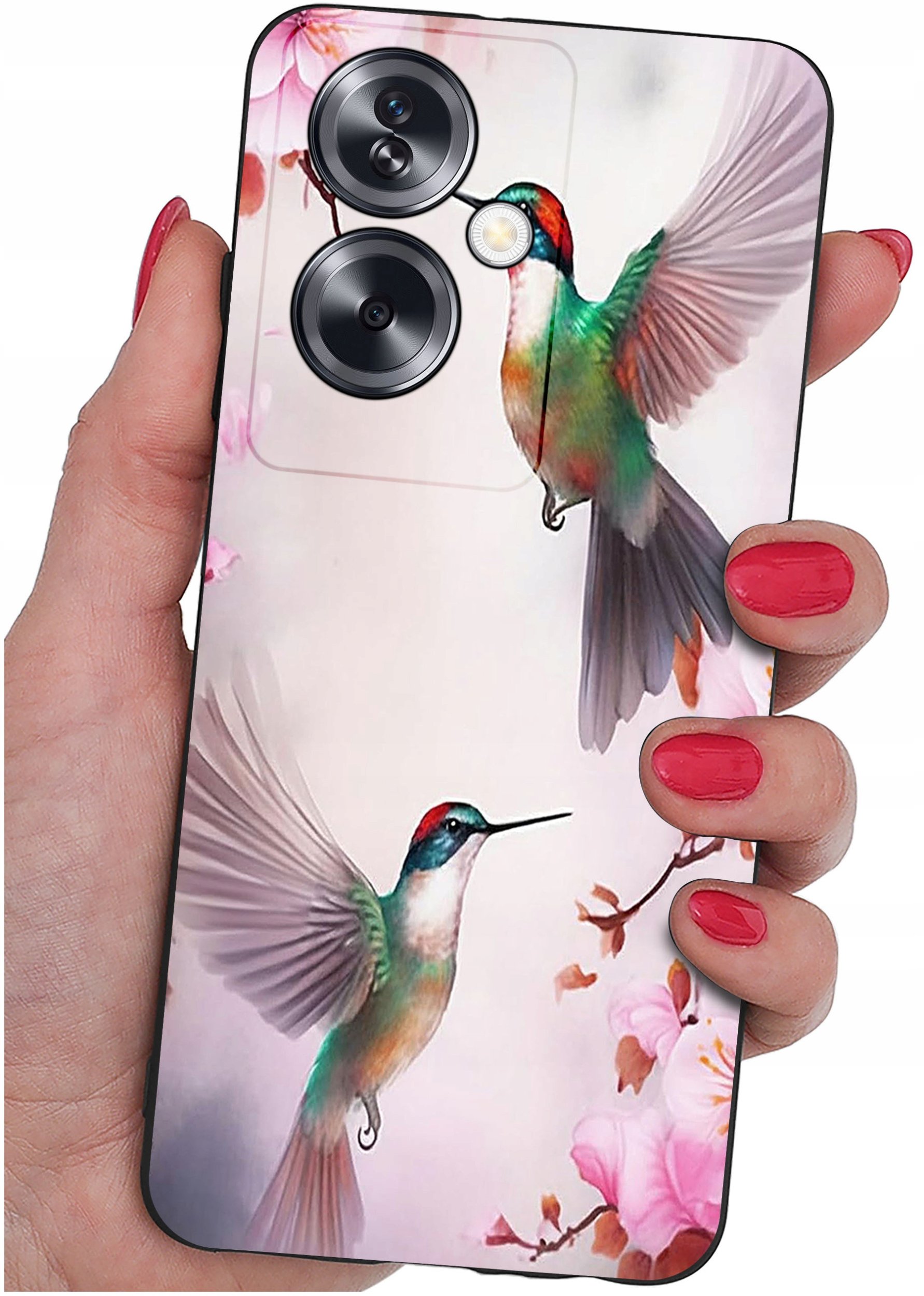 ETUI do Oppo A79 5G WZORY |SILIKONOWE MATT CASE + SZKŁO ochronne 9H