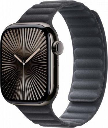 apple Pasek karbowany magnetyczny w kolorze czarnym do koperty 42 mm - rozmiar M/L