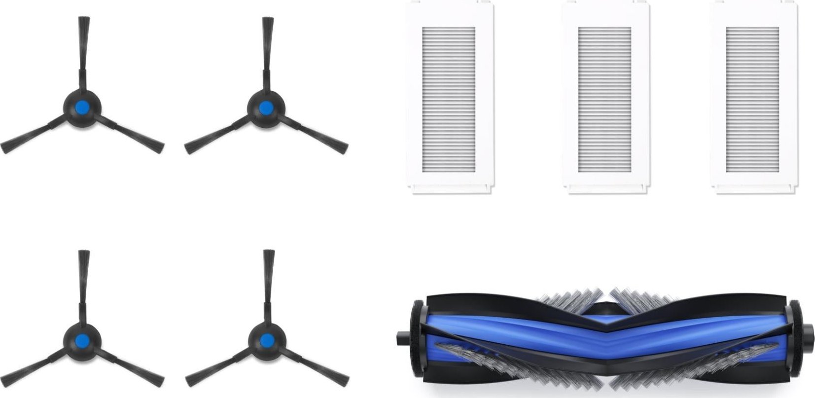 Ecovacs Standard Service Kit for N30 PRO Omni: Replacement Brushes and Filters