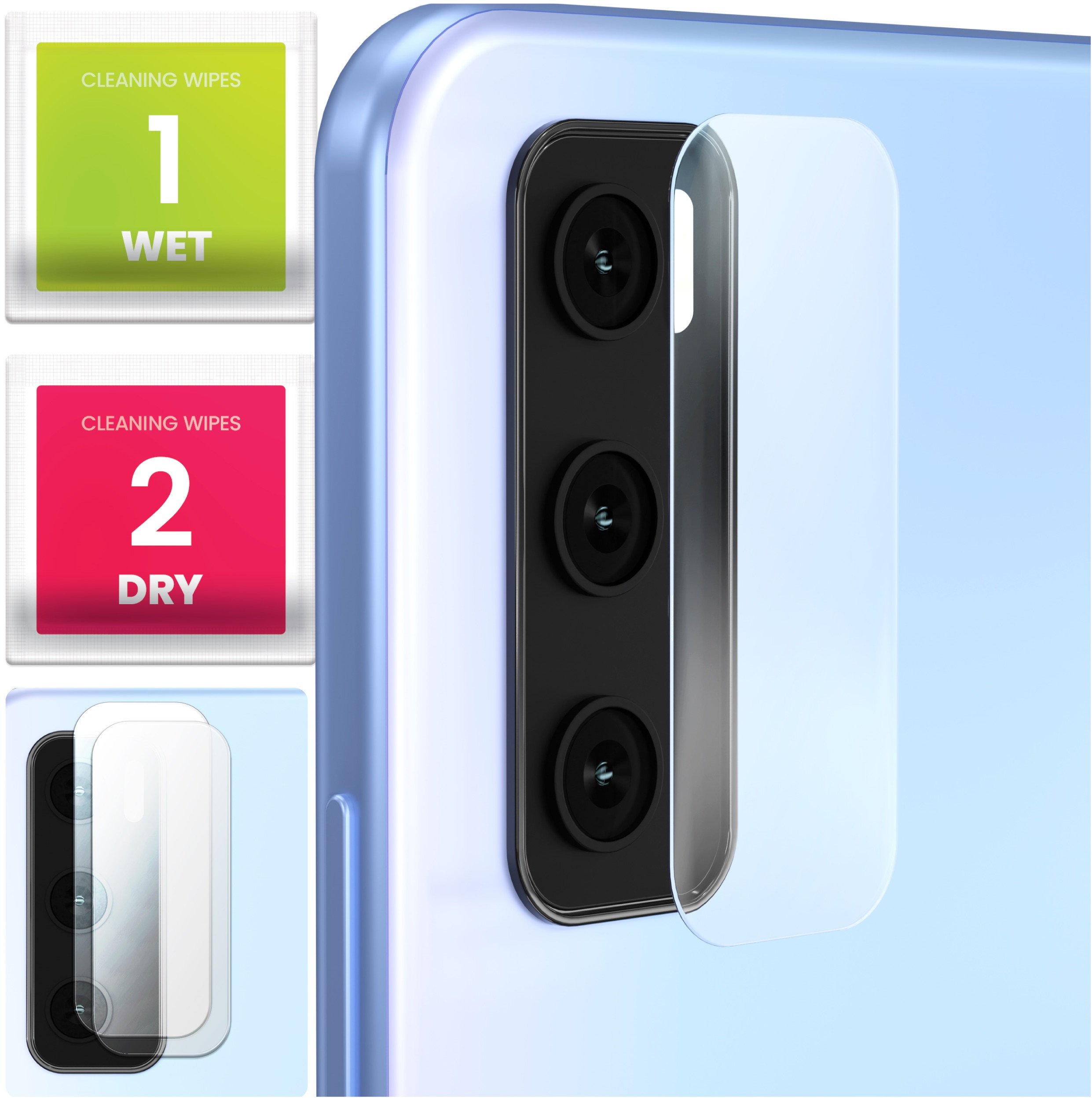 2-PAK Szkło Na Aparat Do Vivo Y70 (Hartowane, Ochronne, Na Obiektyw, 9H)