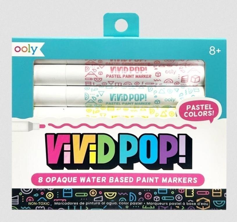 Markery Akrylowe Vivid Pop!! Pastelowe 8szt
