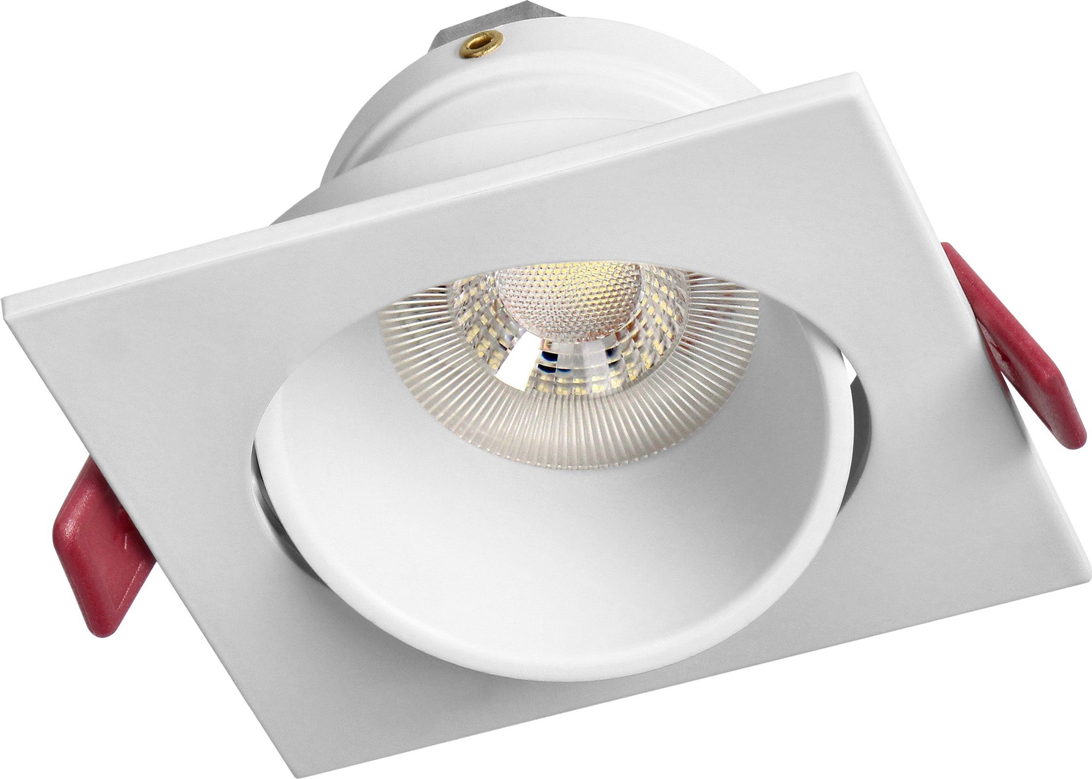 Orno FONDI SC ramka dekoracyjna oprawy punktowej, MR16/GU10 max. 50W, kwadrat, stała, aluminiowa, biała