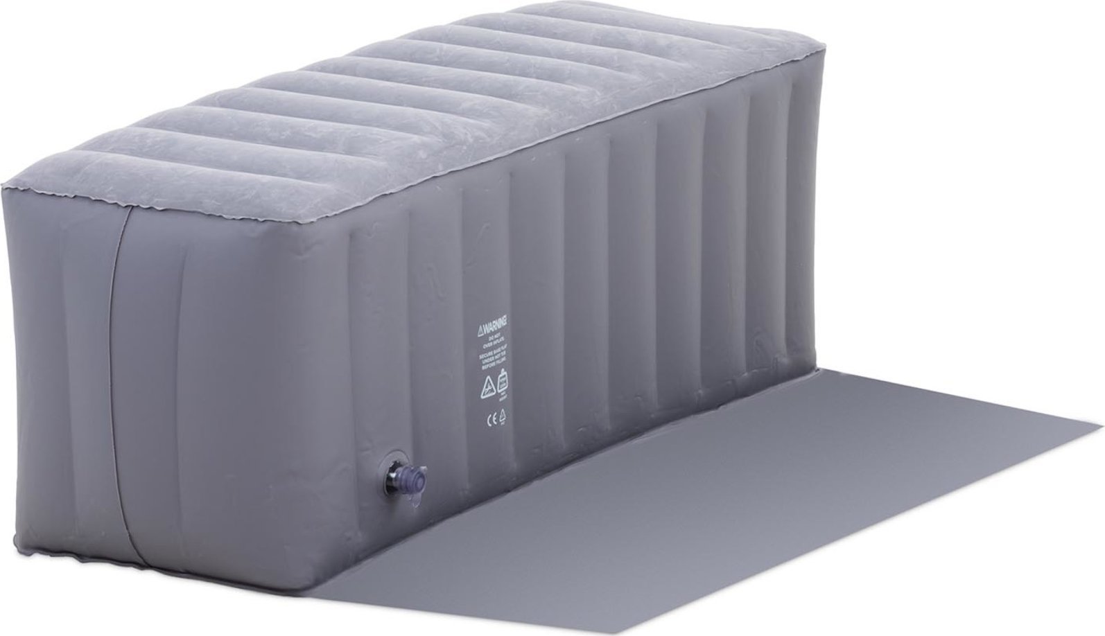 Uniprodo Obrzeże siedzisko ławka do jacuzzi kwadratowego dmuchana 110 x 40 x 43 cm Obrzeże siedzisko ławka do jacuzzi kwadratowego dmuchana 110 x 40 x