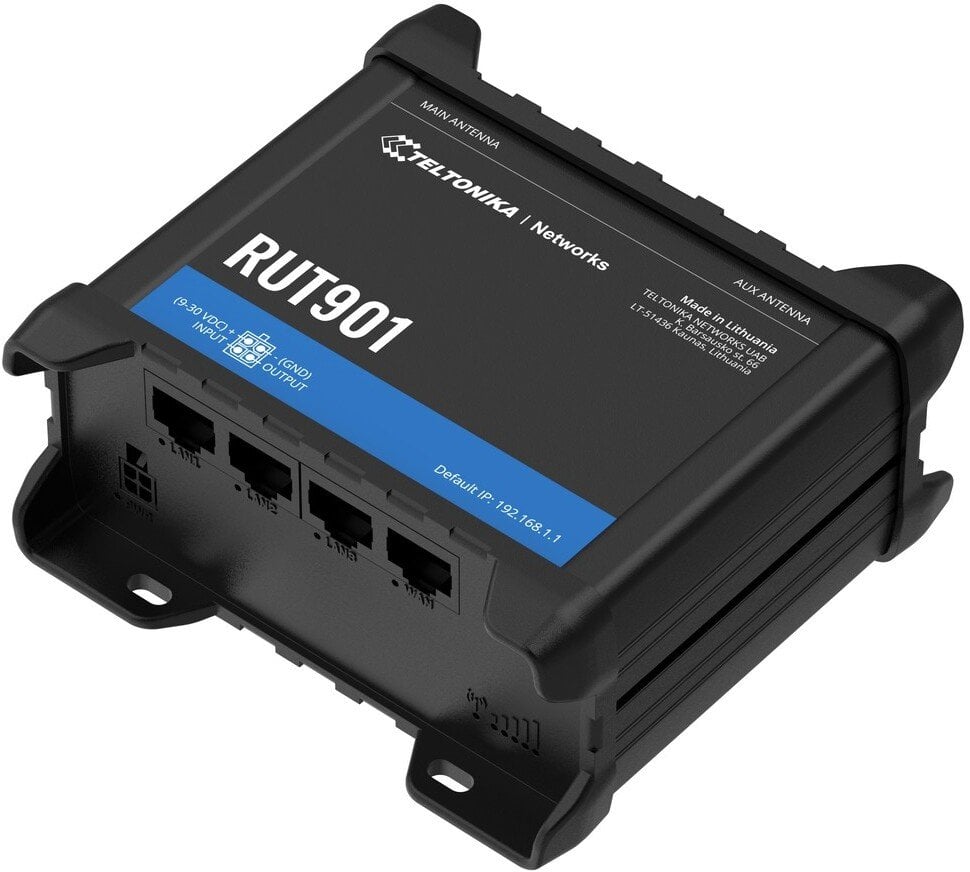 TELTONIKA NETWORKS RUT901 DUAL SIM 4G/LTE/3G WiFi Router eSIM Version