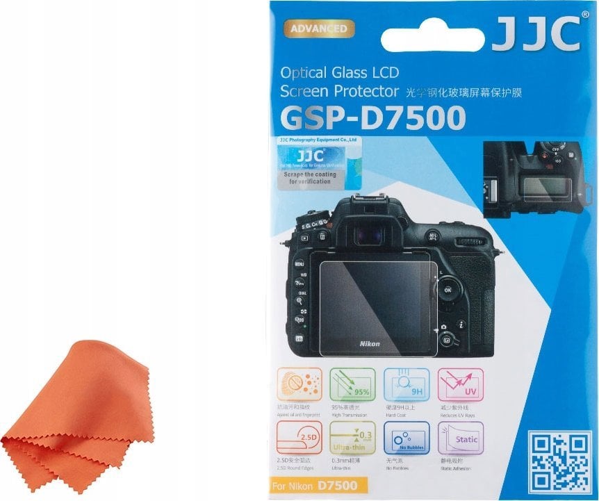 Osłona na obiektyw JJC Osłona LCD JJC GSP-D7500 szkło