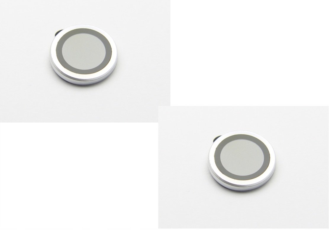 Zestaw szkieł na aparat do iPhone 16 6,1" / iPhone 16 Plus 6,7' srebrny (2szt)