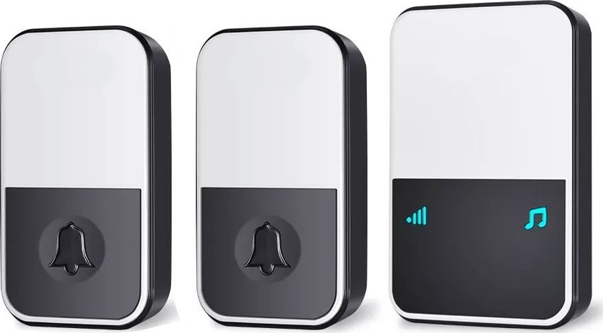 Spreest Dzwonek bezprzewodowy do drzwi + 2x nadajnik 300m