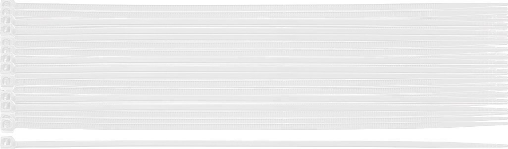 Neo Opaski zaciskowe EXTREME 2.5 × 200 mm, białe, 100 szt.