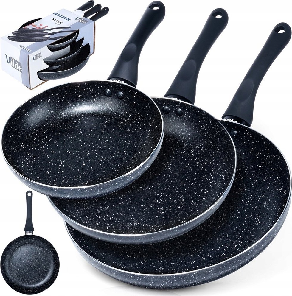 Patelnia Vilde zestaw 20 24 28cm