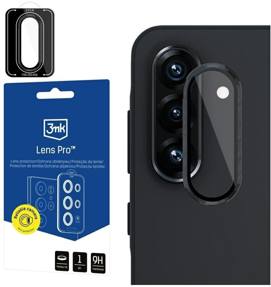 3MK Lens Protection Pro for Samsung Galaxy A36 5G Black 1pc