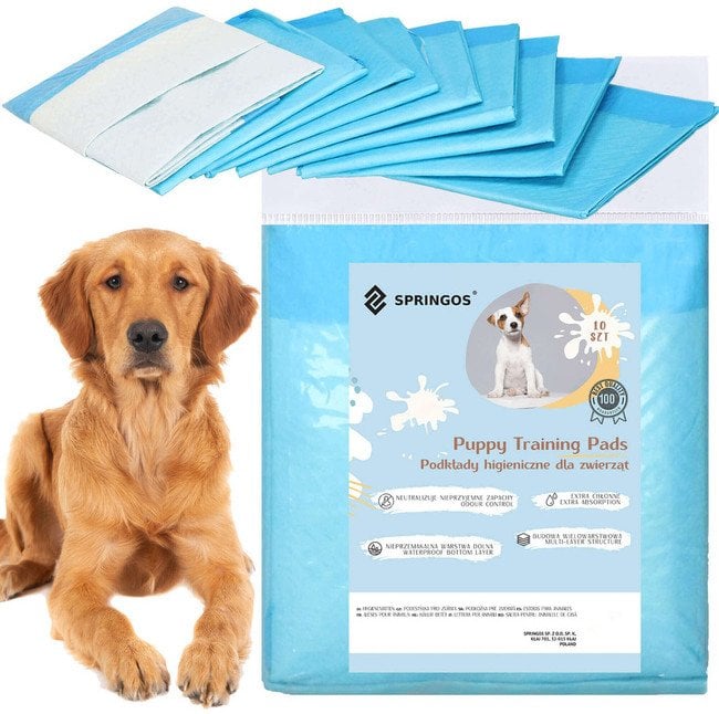 Maty higieniczne dla psa 50 szt. 60x60 cm podkłady chłonne do nauki higieny UNIWERSALNY