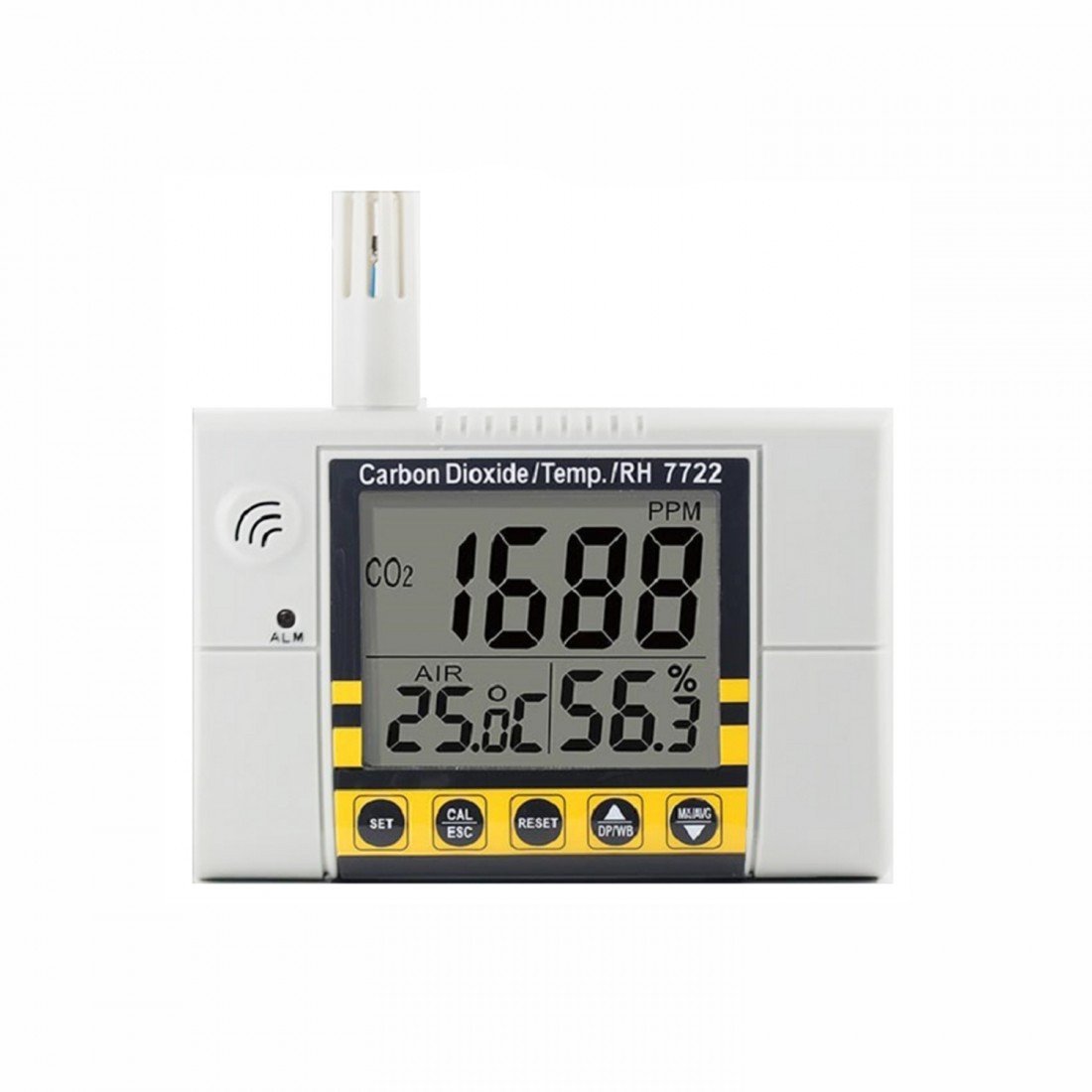 Naścienny / biurkowy miernik parametrów powietrza AZ 7722