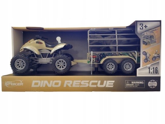 Quad + przyczepa 1:16 światło dźwięk