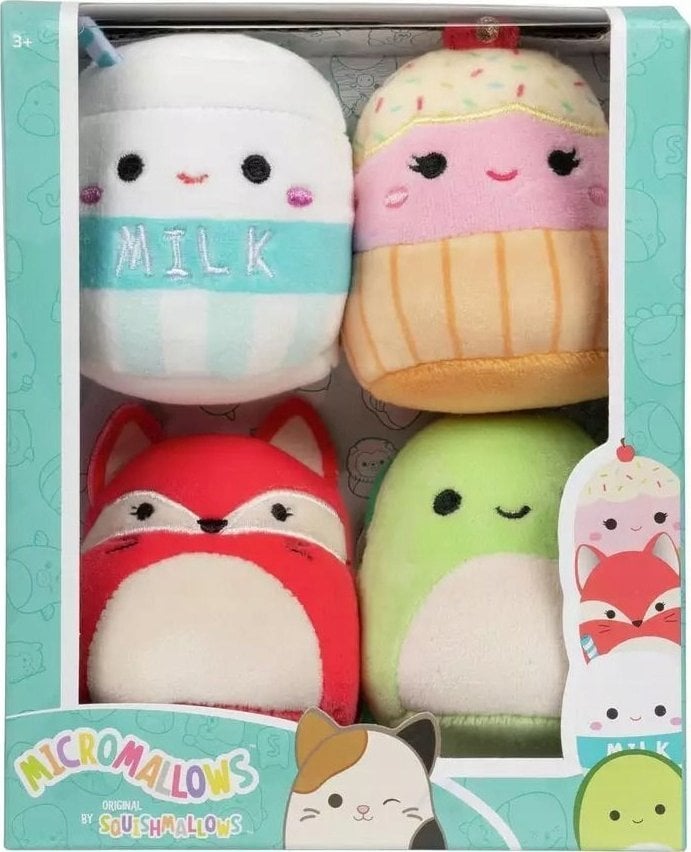 Orbico Squishmallows 6cm Plusz 4pak 0003 mix 47970