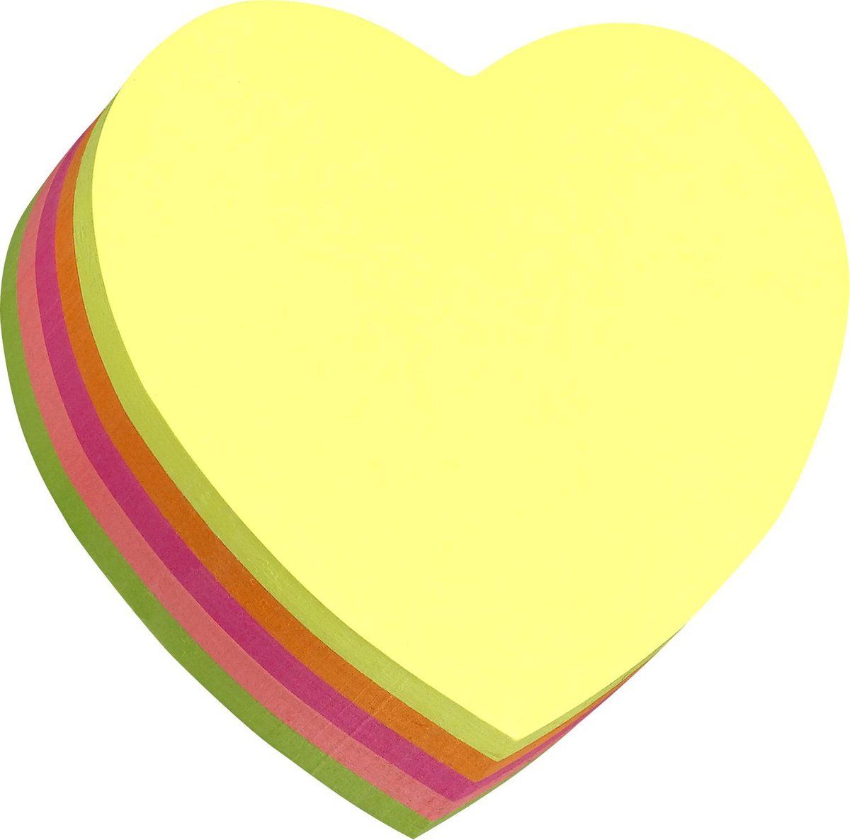 Stickn Notes serduszko mix neon (155169)