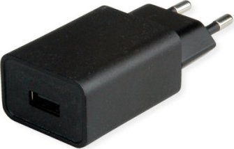 Adapter USB Value Ładowarka VALUE USB z wtyczką euro, 1-portowa (typ A), 12 W