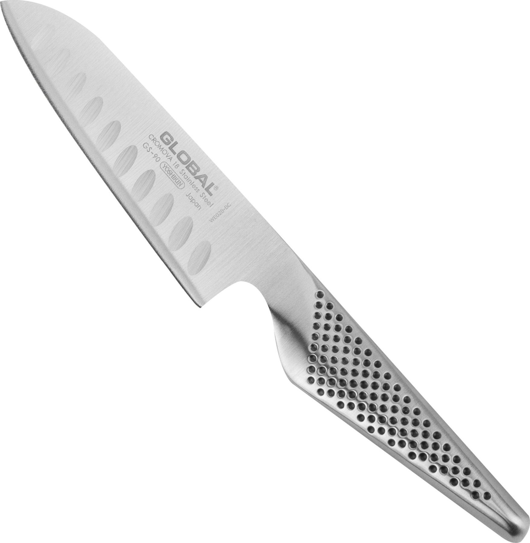 Global Nóż Santoku 13 cm żłobiony | Global GS-90