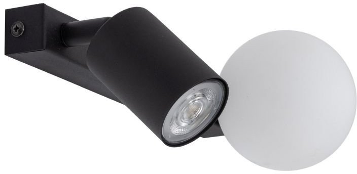 TK Lighting Vox 10148 kinkiet lampa ścienna 1x10W GU10 1x6W G9 czarny/biały