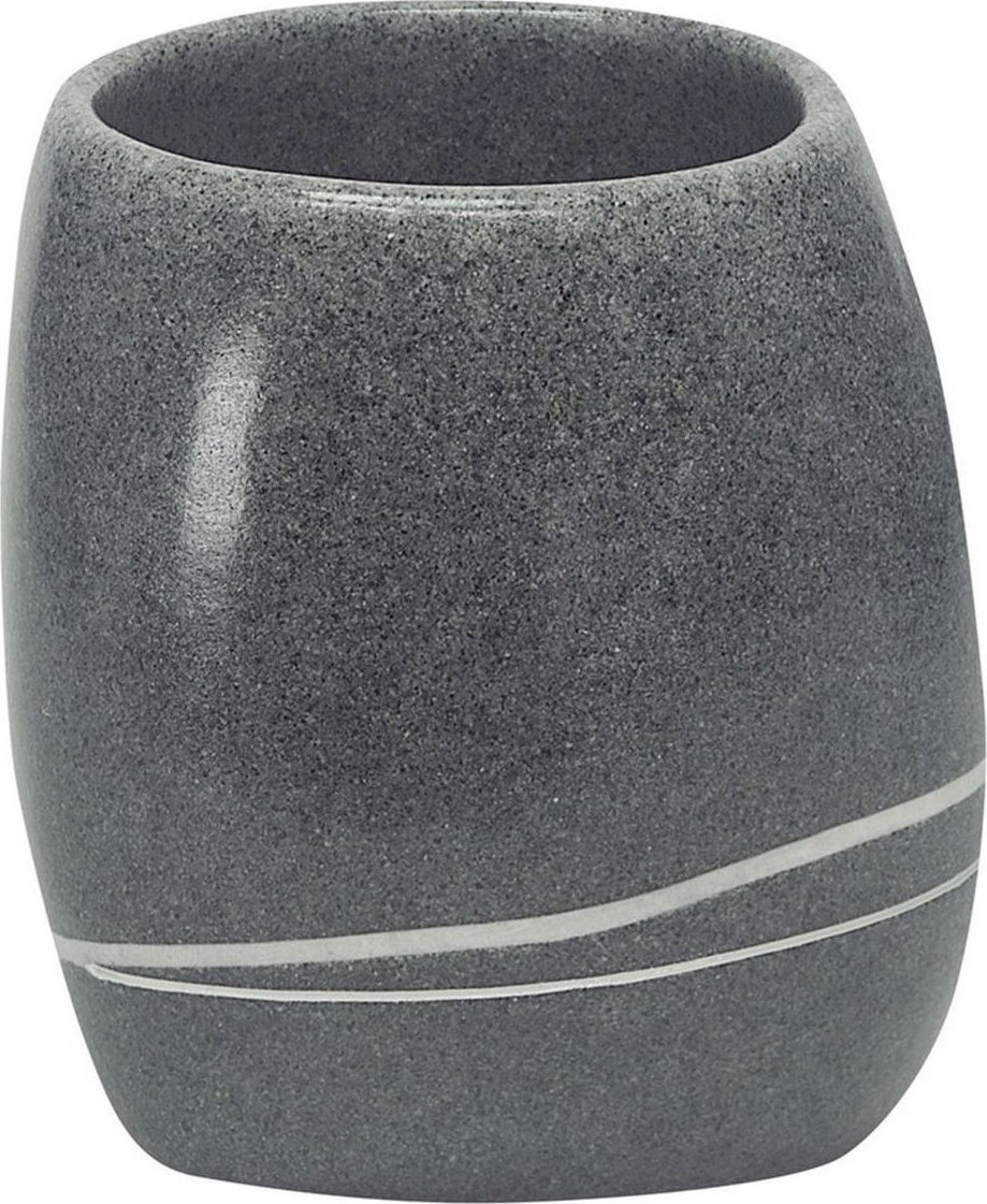 Kleine Wolke Kleine Wolke Stones Kubek łazienkowy ciemny szary