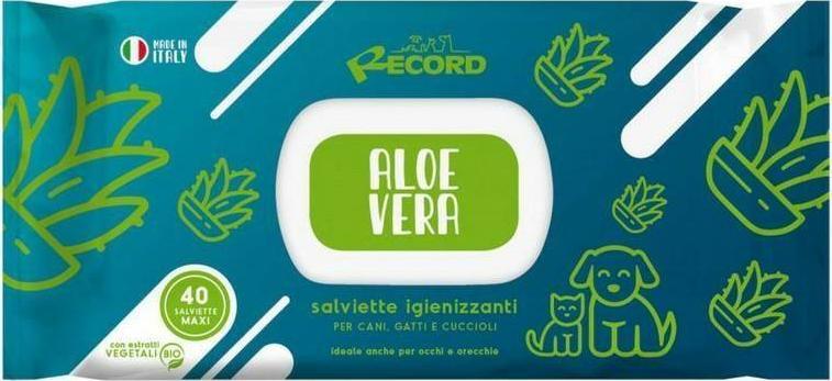 Record Italy RECORD CHUSTECZKI NEW ALOE VERA 40szt ANTYBAKTERYJNE