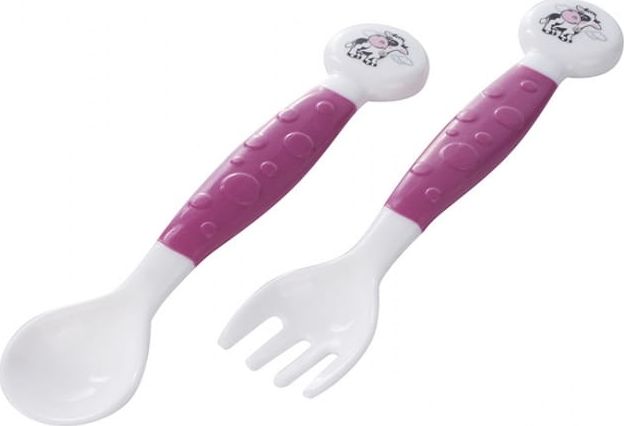 Canpol Sztućce elastyczne dla dzieci, róż 56/580 Canpol babies