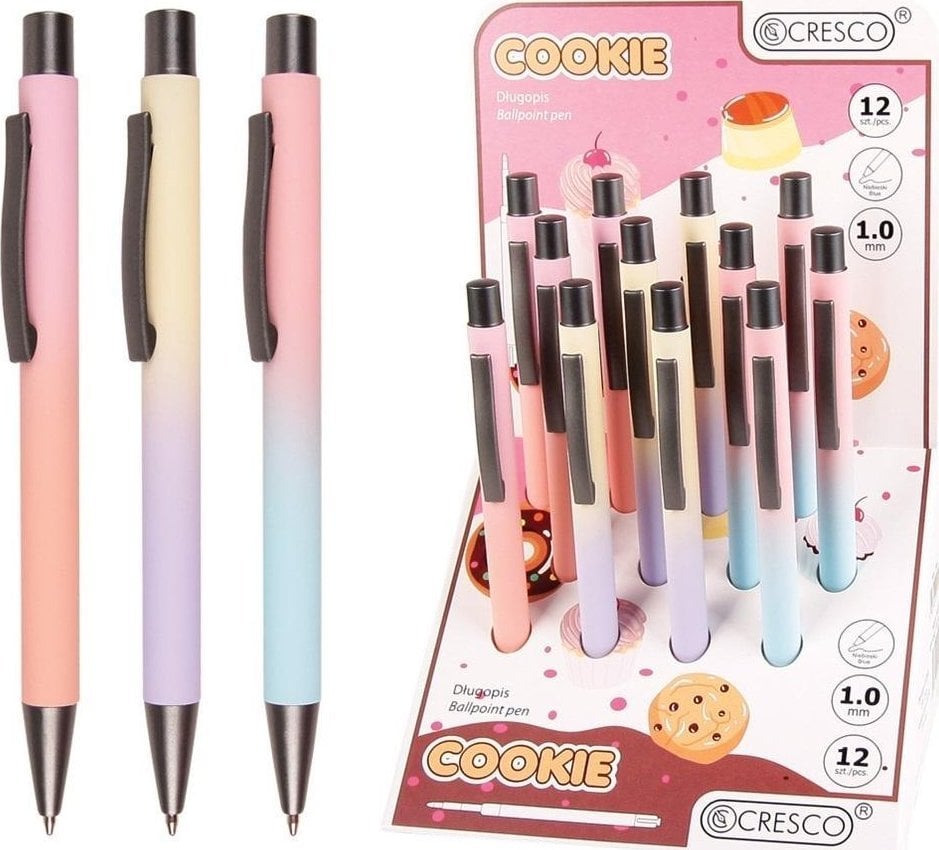 Długopis automatyczny Cookie (12szt)