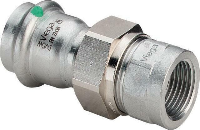 Dwuzłączka z SC 18 x 1/2 stal szlachetna - nierdze / blyszczacyŁącznik do rur