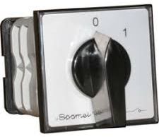 Spamel Łącznik krzywkowy 0-1 3P 40A do wbudowania IP65 (LK40-2.8211/P03)