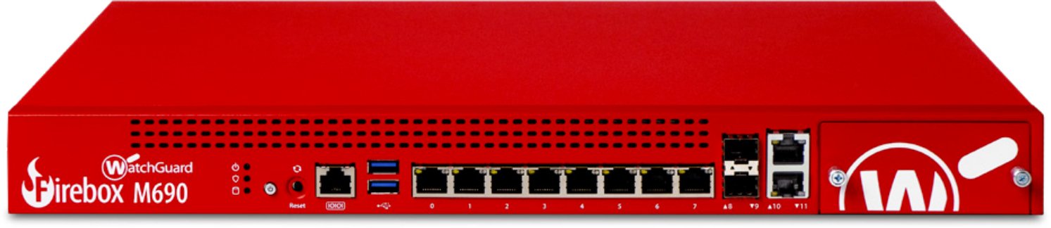 Zapora sieciowa WatchGuard Firebox M690 firewall (hardware) 4,6 Gbit/s