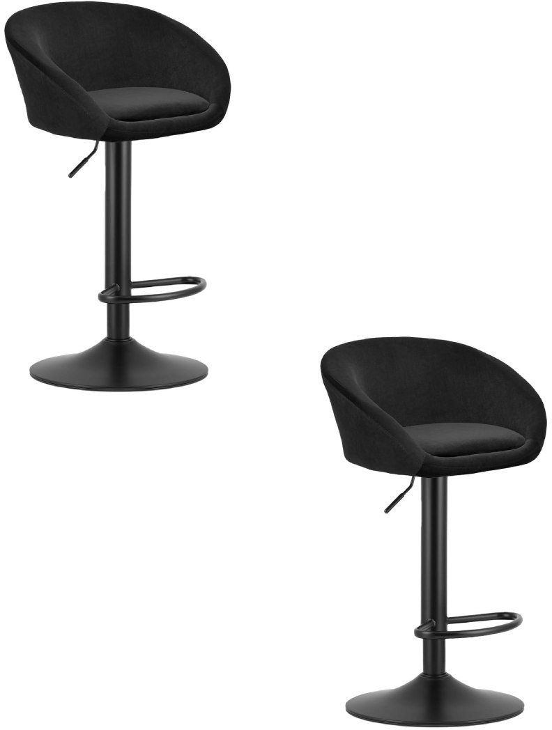 Hoker EAST - aksamit czarny / baza czarna x 2