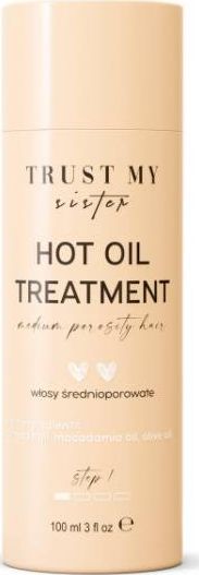 Trust my Sister Olej do Włosów Średnioporowatych 100ml
