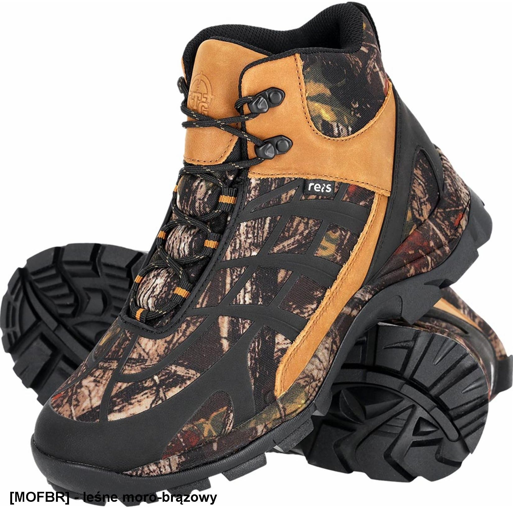 TG-CRUX - Buty Tactical Guard męskie wykonane z tkaniny Oxford oraz skóry nubuk ze wstawkami TPU oraz gumy podeszwa z gumy i EVA 43