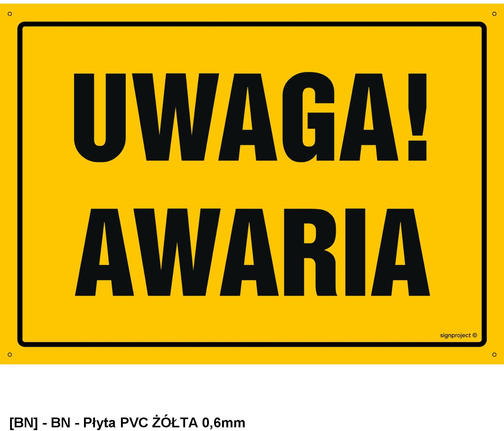 OA086 - Uwaga! Awaria 600x430