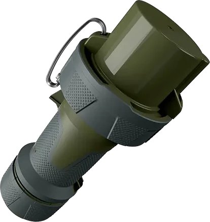 Wtyczka siłowa 5P 125A 24970 Plug PowerTOP Xtra TM wojskowa Mennekes