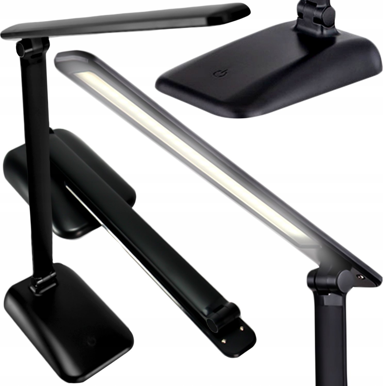 Lampka biurkowa Logit czarna (5905370214376)