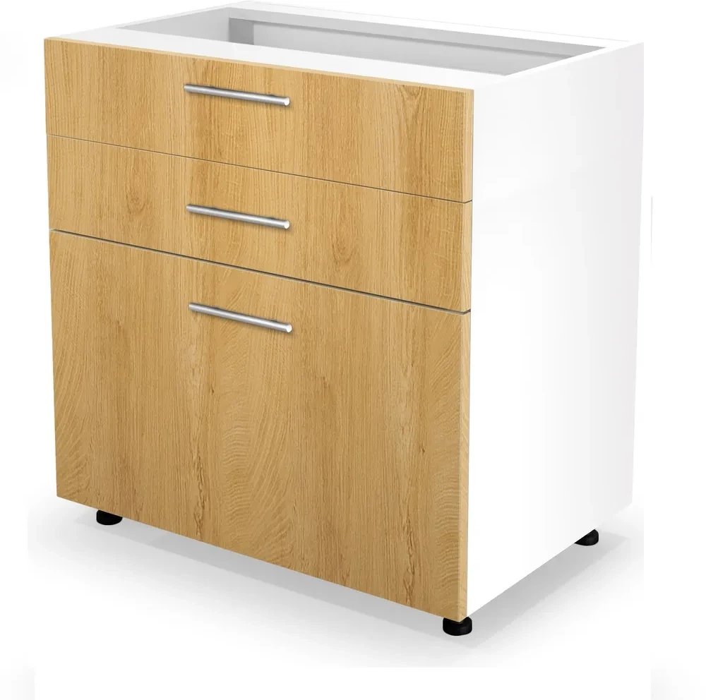 Szafka kuchenna stojąca 80 VENTO D3S-80/82 dąb miodowy HALMAR