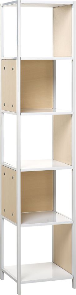 Beliani Regał 5 półek jasne drewno BOGOTA