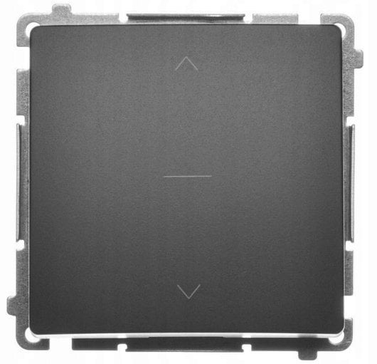 Simon Basic Łącznik roletowy trójpozycyjny 1-0-2 (moduł), szybkozłącza, czarny BMZW1K.01/49