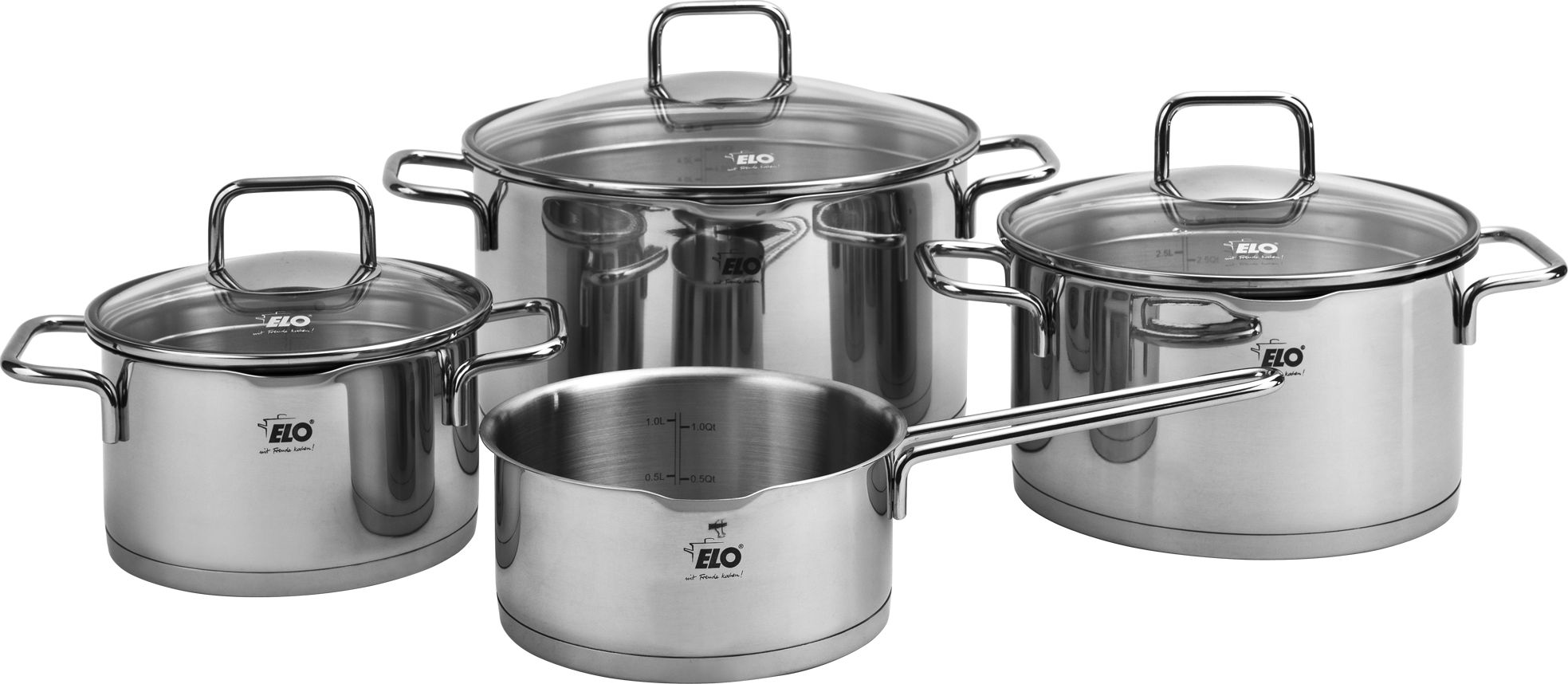 Elotouch Komplet 4 garnków Smart Steam Elo