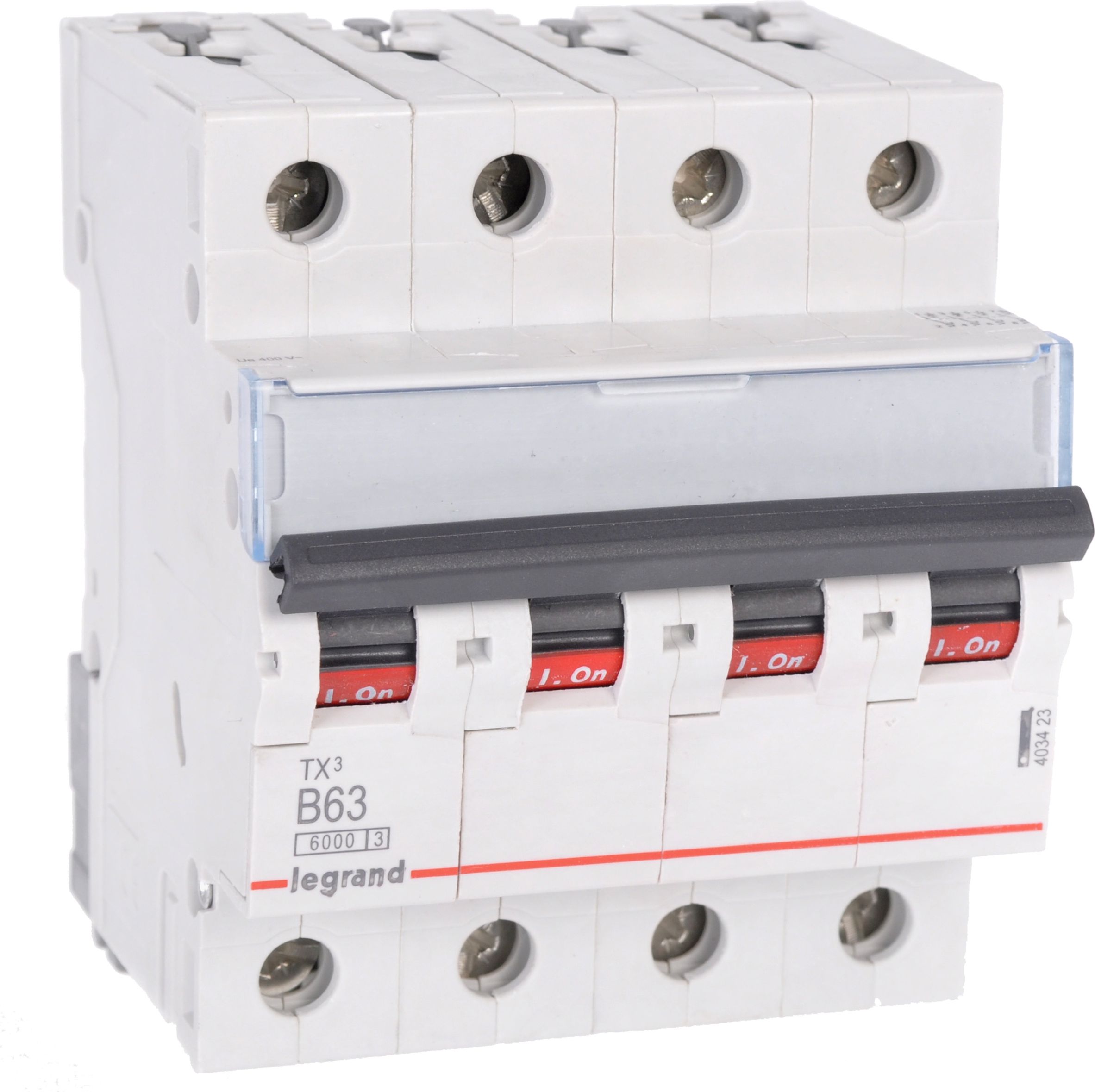 Legrand Wyłącznik nadprądowy S304 4P B 63A 6kA AC - 403423