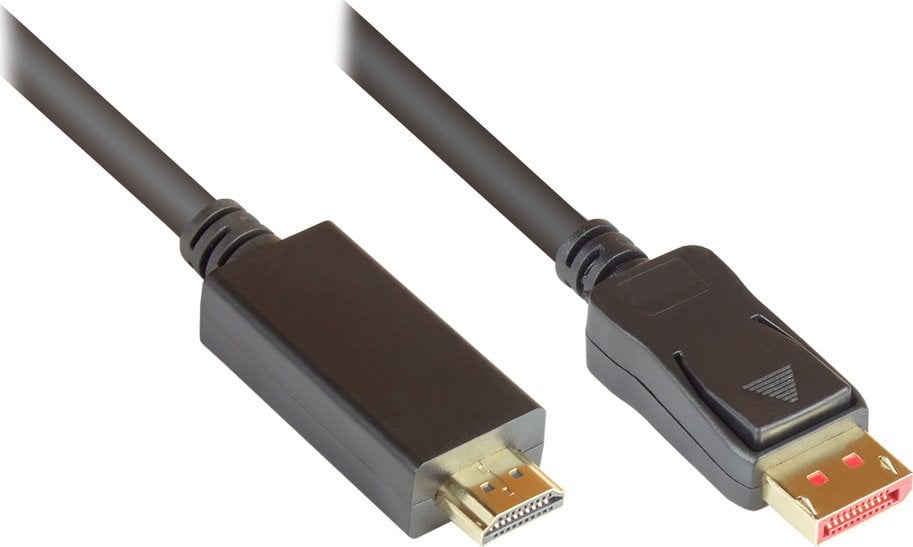 Adapter AV Alcasa Alcasa DP14-HDMI adapter kablowy 2 m DisplayPort Czarny