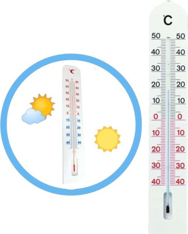 Triton TERMOMETR PLASTIKOWY ZEWNĘTRZNY/WEWNĘTRZNY 40cm