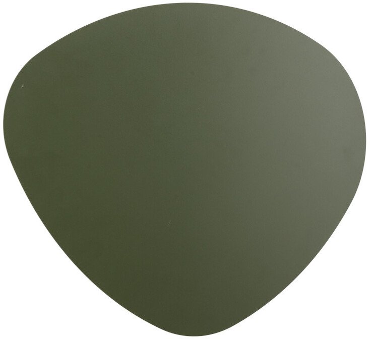 Naścienna lampa do salonu Stone Sabia 10707 owalna ciemny zielony