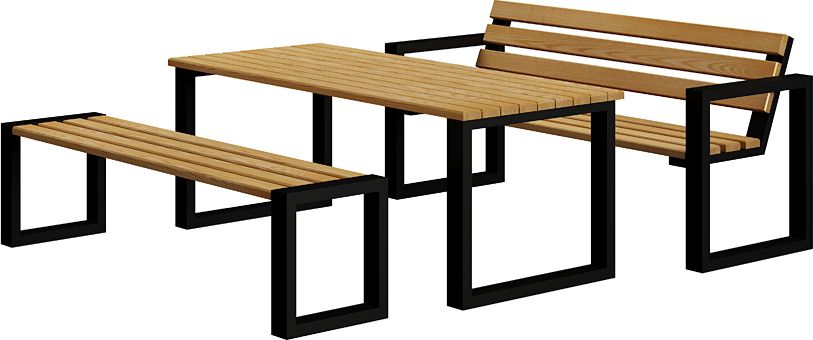 Elior Zestaw mebli ogrodowych 150 - Norin 2X