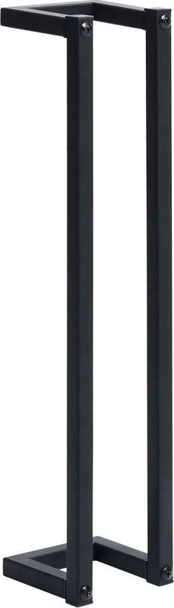 Elior Czarny metalowy wieszak łazienkowy - Longi 4X