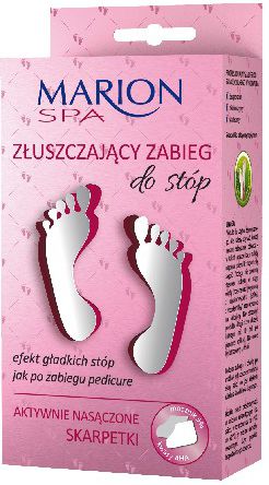 Marion Spa Złuszczający zabieg do stóp 1 op. (2x20ml) + skarpetki