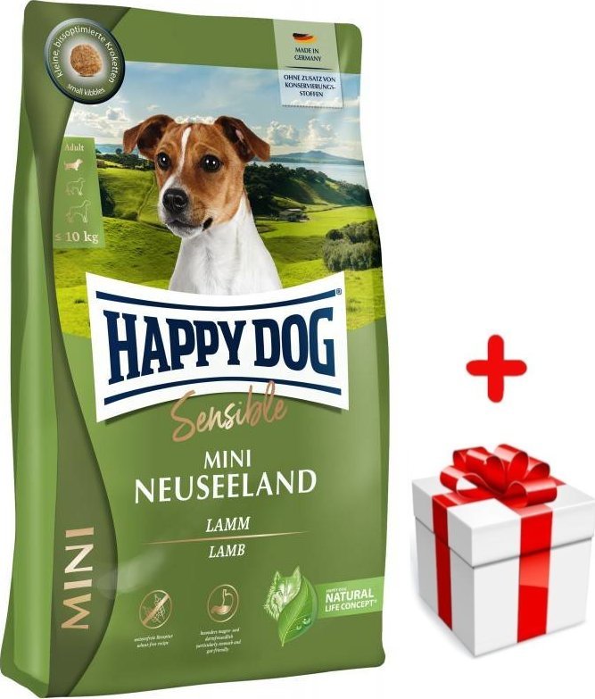 Happy Dog Happy Dog Mini New Zeland 4 kg + niespodzianka dla psa GRATIS!