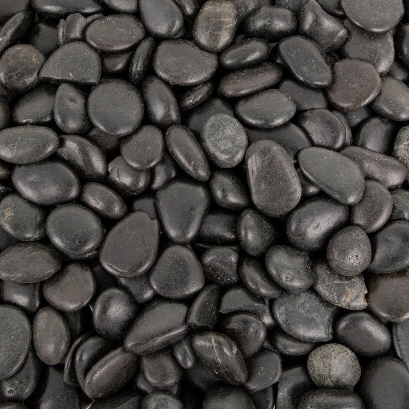 Ilford Kamienie polerowane Black Pebble II 30-50 do akwarium terrarium 10 kg/OPAK
